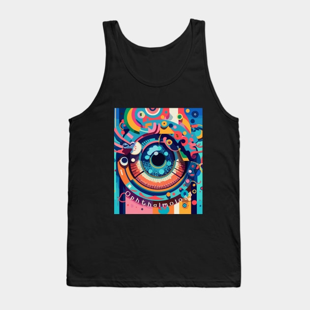 ophthalmology Eye Brafdesign Tank Top by Brafdesign